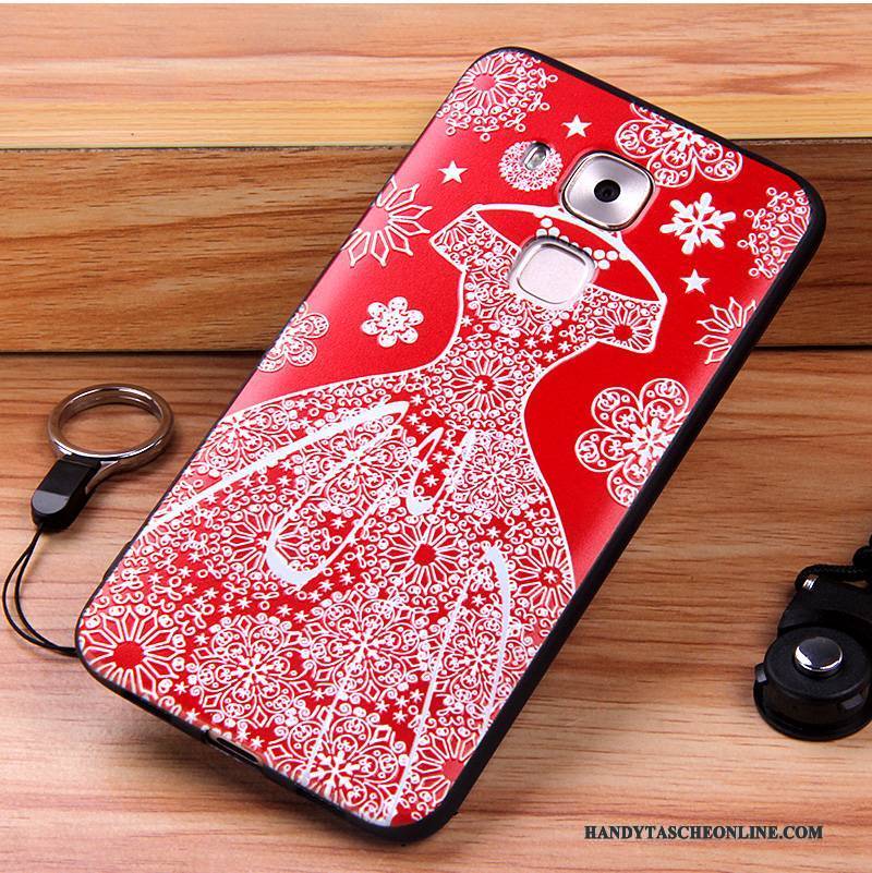 Hülle Huawei G9 Plus Taschen Dünne Weiß, Case Huawei G9 Plus Silikon Handyhüllen Anti-sturz