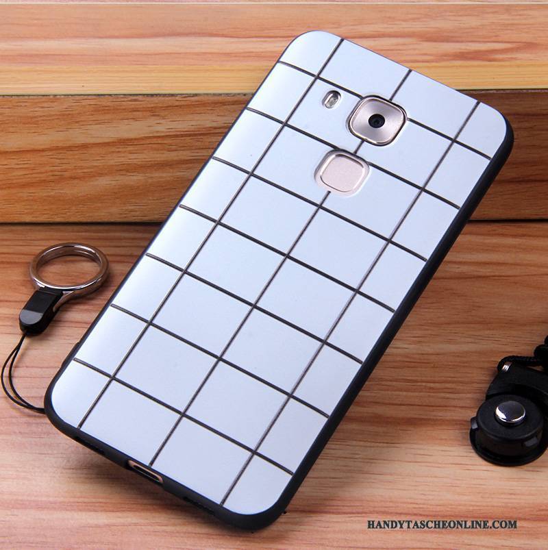 Hülle Huawei G9 Plus Taschen Dünne Weiß, Case Huawei G9 Plus Silikon Handyhüllen Anti-sturz
