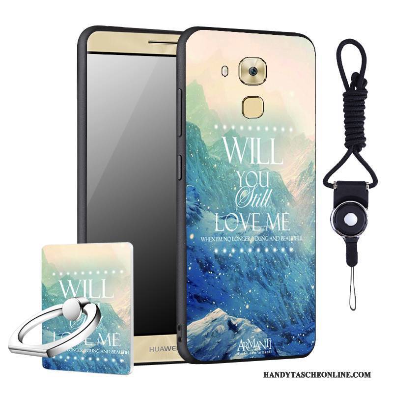Hülle Huawei G9 Plus Taschen Handyhüllen Dunkelblau, Case Huawei G9 Plus Weiche Anti-sturz