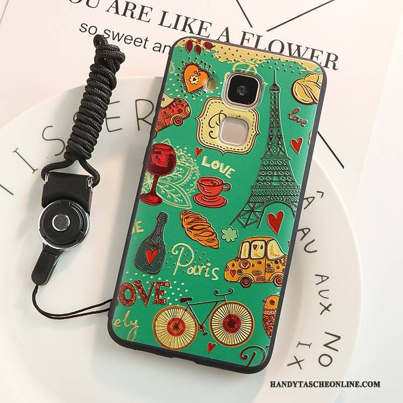 Hülle Huawei G9 Plus Weiche Handyhüllen Hängende Verzierungen, Case Huawei G9 Plus Taschen