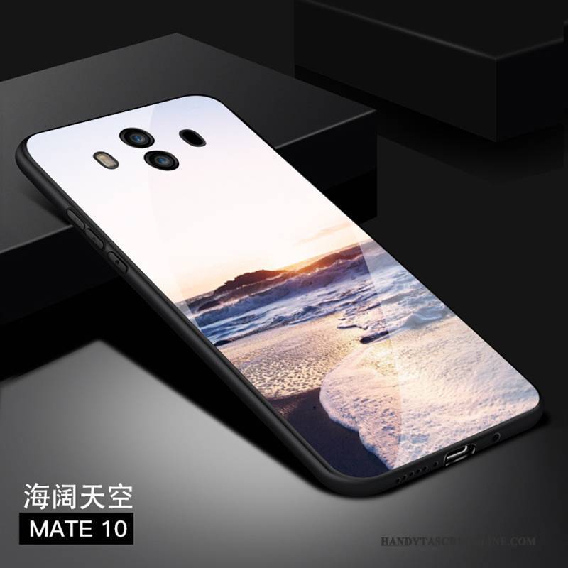 Hülle Huawei Mate 10 Kreativ Glas Trend, Case Huawei Mate 10 Schutz Anti-sturz Handyhüllen