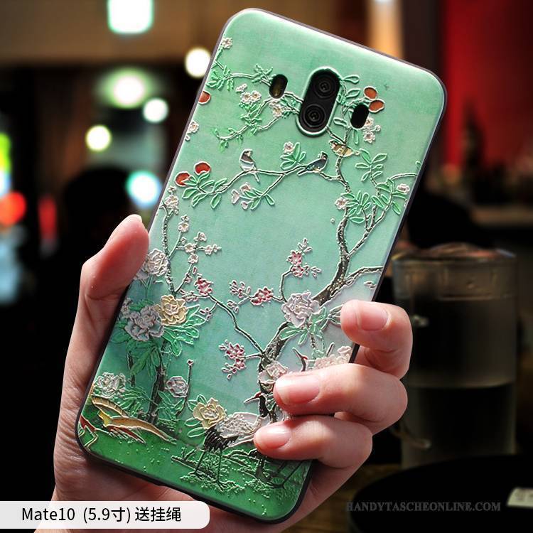 Hülle Huawei Mate 10 Kreativ Handyhüllen Persönlichkeit, Case Huawei Mate 10 Taschen Anti-sturz Chinesische Art