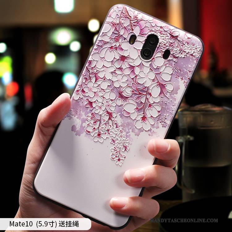 Hülle Huawei Mate 10 Kreativ Handyhüllen Persönlichkeit, Case Huawei Mate 10 Taschen Anti-sturz Chinesische Art