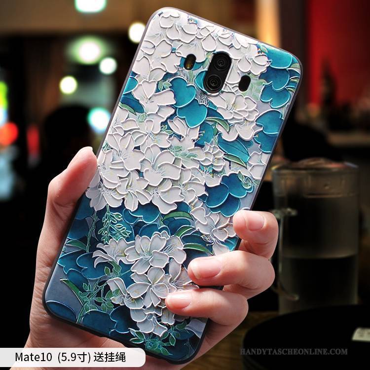 Hülle Huawei Mate 10 Kreativ Handyhüllen Persönlichkeit, Case Huawei Mate 10 Taschen Anti-sturz Chinesische Art