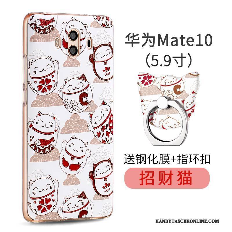 Hülle Huawei Mate 10 Kreativ Handyhüllen Rosa, Case Huawei Mate 10 Taschen Anti-sturz Persönlichkeit