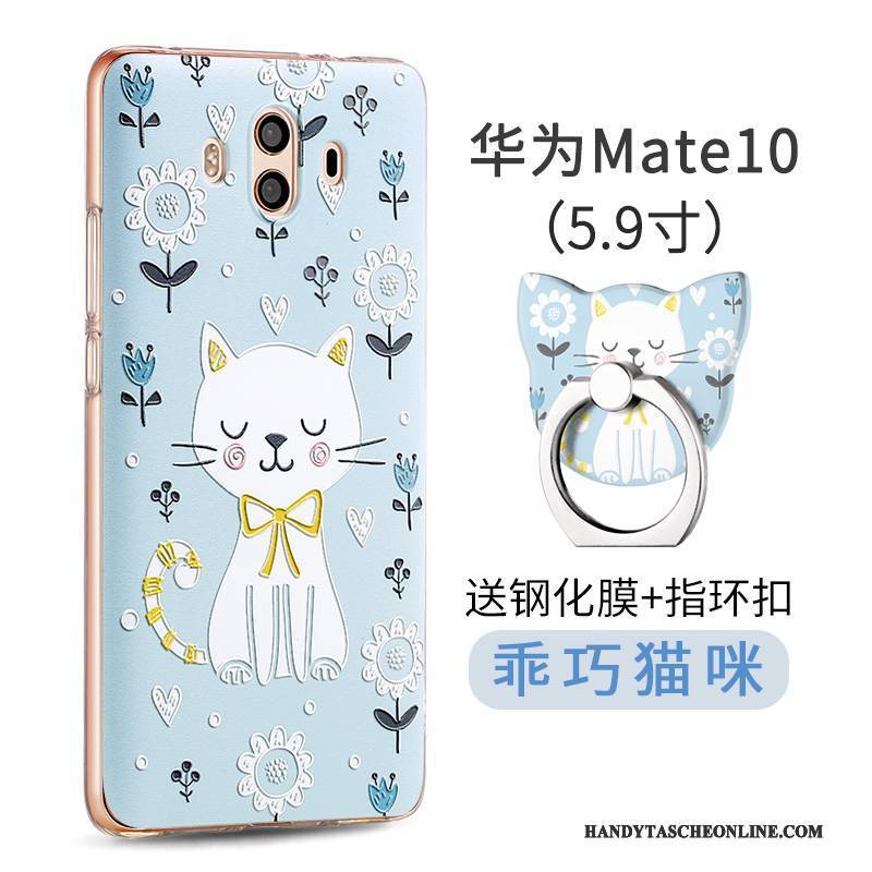 Hülle Huawei Mate 10 Kreativ Handyhüllen Rosa, Case Huawei Mate 10 Taschen Anti-sturz Persönlichkeit