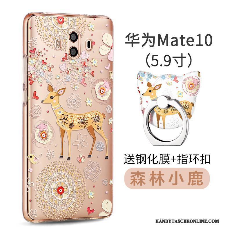 Hülle Huawei Mate 10 Kreativ Handyhüllen Rosa, Case Huawei Mate 10 Taschen Anti-sturz Persönlichkeit