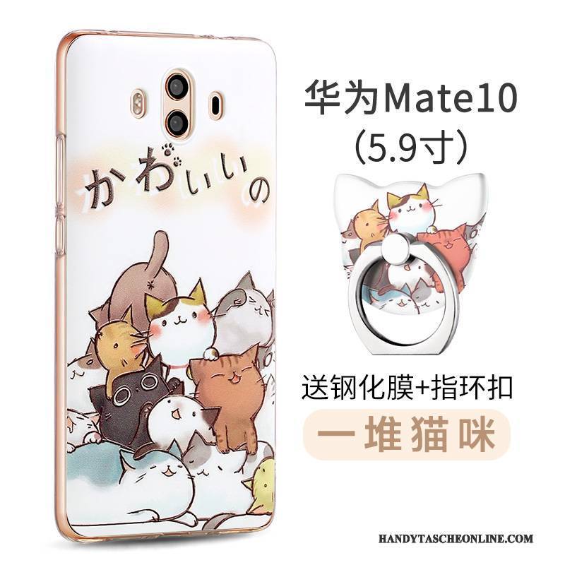 Hülle Huawei Mate 10 Kreativ Handyhüllen Rosa, Case Huawei Mate 10 Taschen Anti-sturz Persönlichkeit