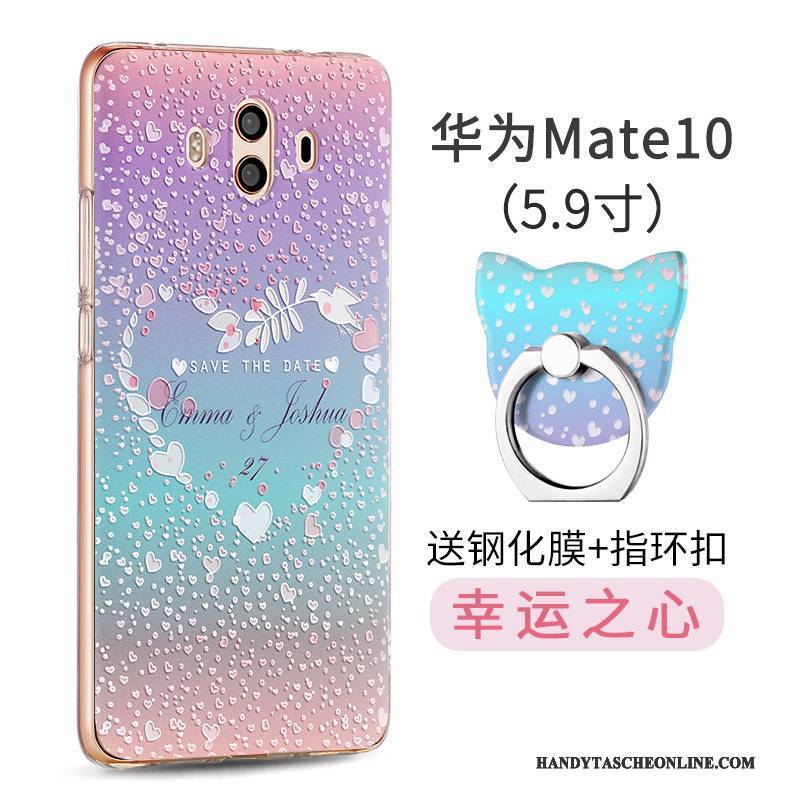 Hülle Huawei Mate 10 Kreativ Handyhüllen Rosa, Case Huawei Mate 10 Taschen Anti-sturz Persönlichkeit
