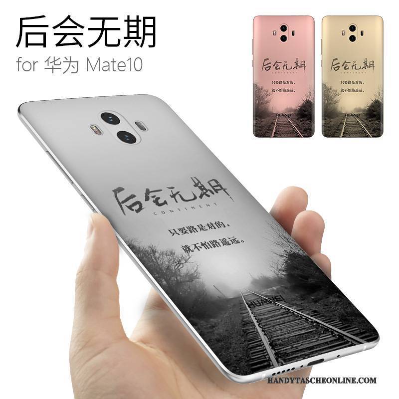 Hülle Huawei Mate 10 Kreativ Persönlichkeit Gelb, Case Huawei Mate 10 Silikon Trendmarke Anti-sturz
