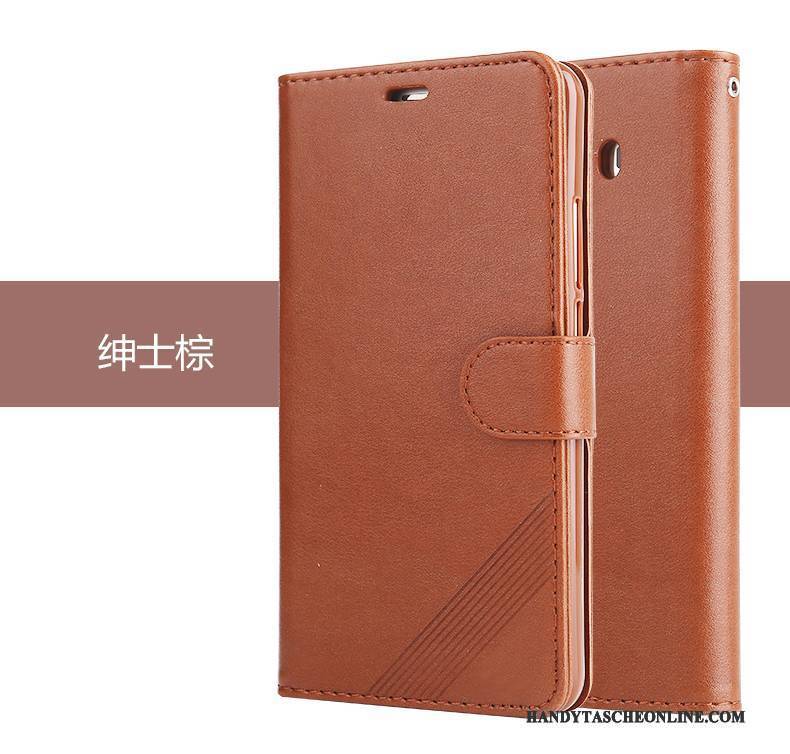 Hülle Huawei Mate 10 Lederhülle Trend Anti-sturz, Case Huawei Mate 10 Schutz Handyhüllen Rot