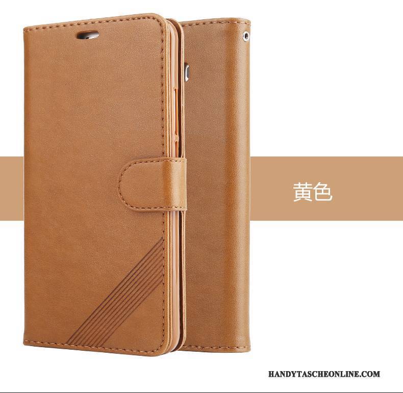 Hülle Huawei Mate 10 Lederhülle Trend Anti-sturz, Case Huawei Mate 10 Schutz Handyhüllen Rot
