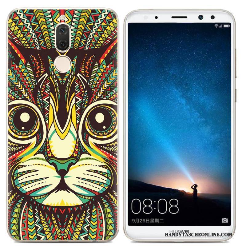 Hülle Huawei Mate 10 Lite Farbe Handyhüllen Transparent, Case Huawei Mate 10 Lite Silikon Trend