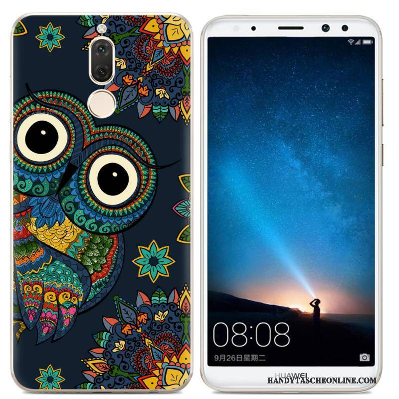 Hülle Huawei Mate 10 Lite Farbe Handyhüllen Transparent, Case Huawei Mate 10 Lite Silikon Trend