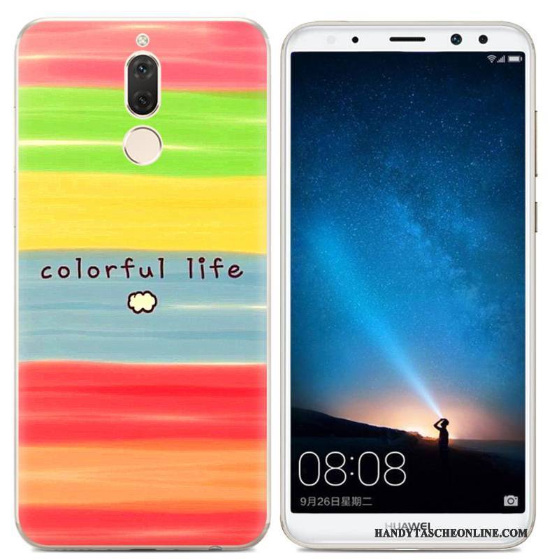 Hülle Huawei Mate 10 Lite Farbe Handyhüllen Transparent, Case Huawei Mate 10 Lite Silikon Trend