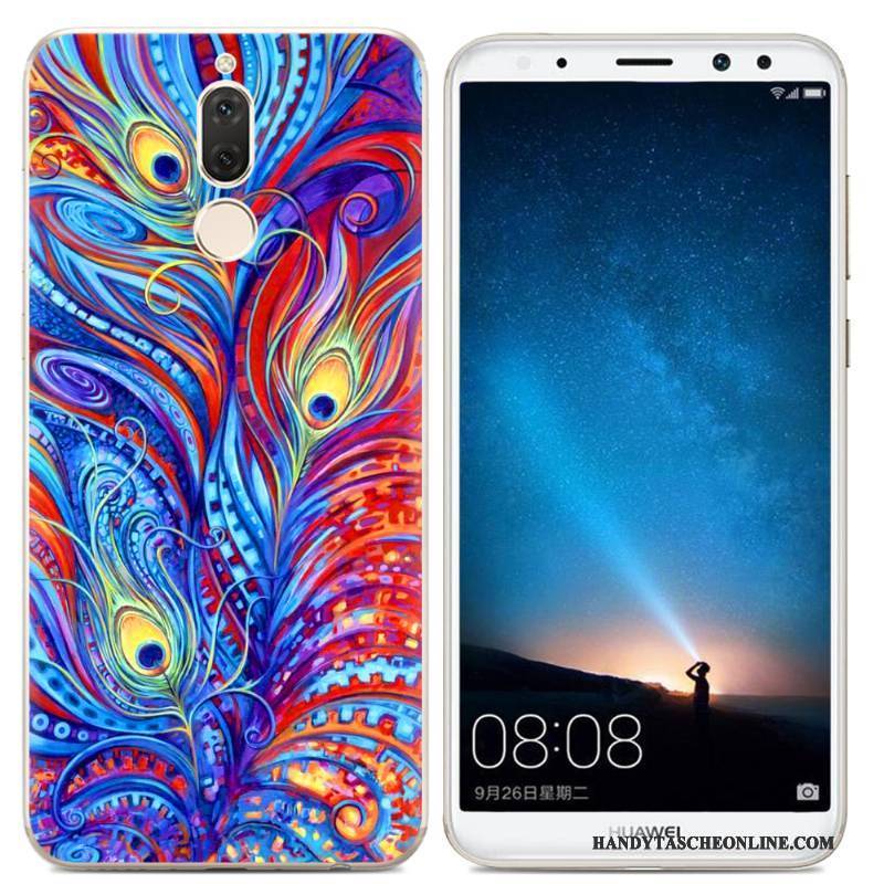 Hülle Huawei Mate 10 Lite Farbe Handyhüllen Transparent, Case Huawei Mate 10 Lite Silikon Trend