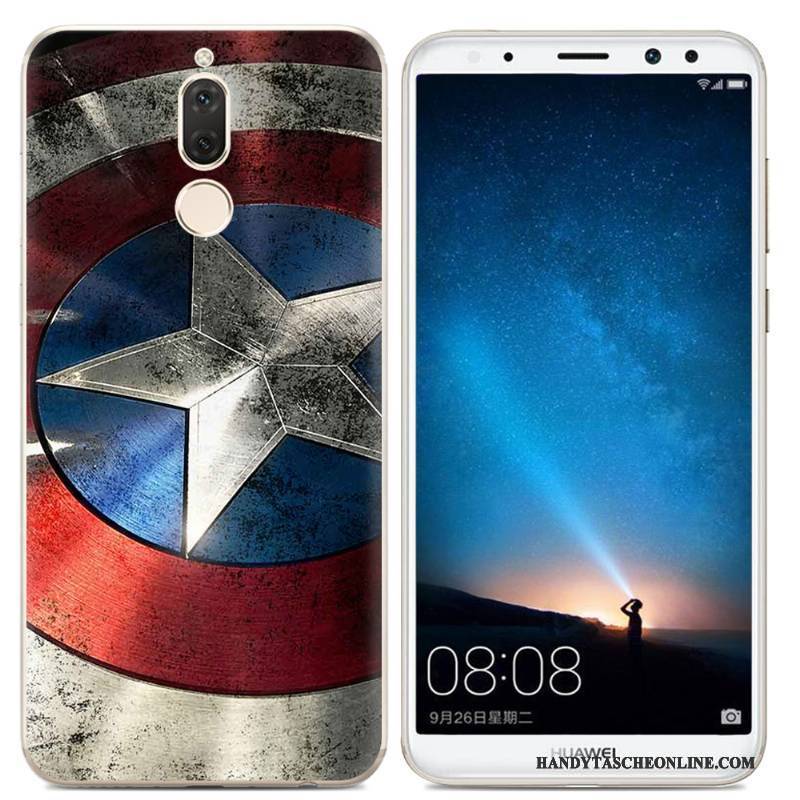 Hülle Huawei Mate 10 Lite Farbe Handyhüllen Transparent, Case Huawei Mate 10 Lite Silikon Trend