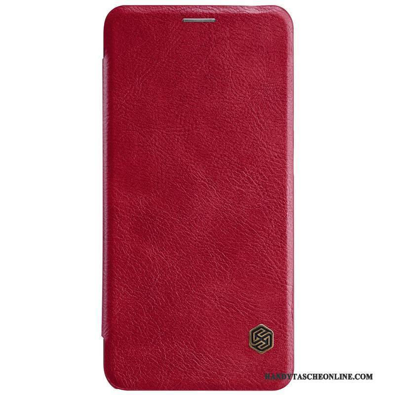 Hülle Huawei Mate 10 Lite Folio Gold Handyhüllen, Case Huawei Mate 10 Lite Lederhülle Anti-sturz Gelb