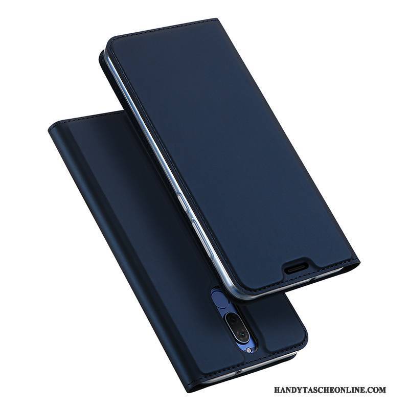 Hülle Huawei Mate 10 Lite Folio Neu Business, Case Huawei Mate 10 Lite Halterung Karte Gold