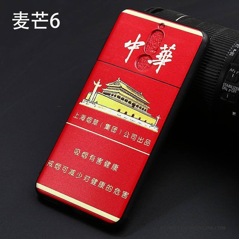 Hülle Huawei Mate 10 Lite Kreativ Rot Persönlichkeit, Case Huawei Mate 10 Lite Weiche Handyhüllen