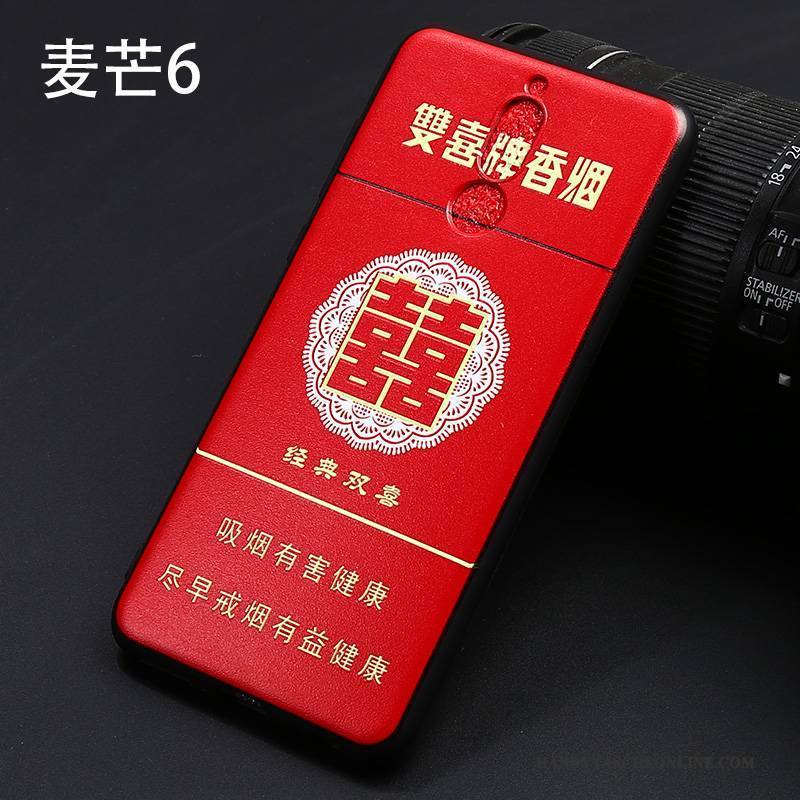 Hülle Huawei Mate 10 Lite Kreativ Rot Persönlichkeit, Case Huawei Mate 10 Lite Weiche Handyhüllen