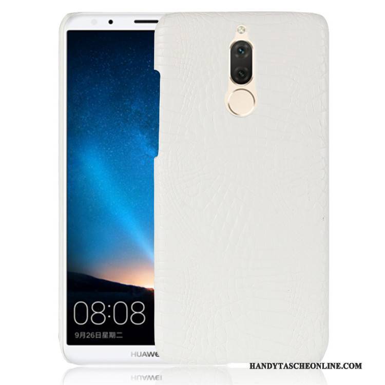 Hülle Huawei Mate 10 Lite Leder Anti-sturz Orange, Case Huawei Mate 10 Lite Retro Schwer Muster