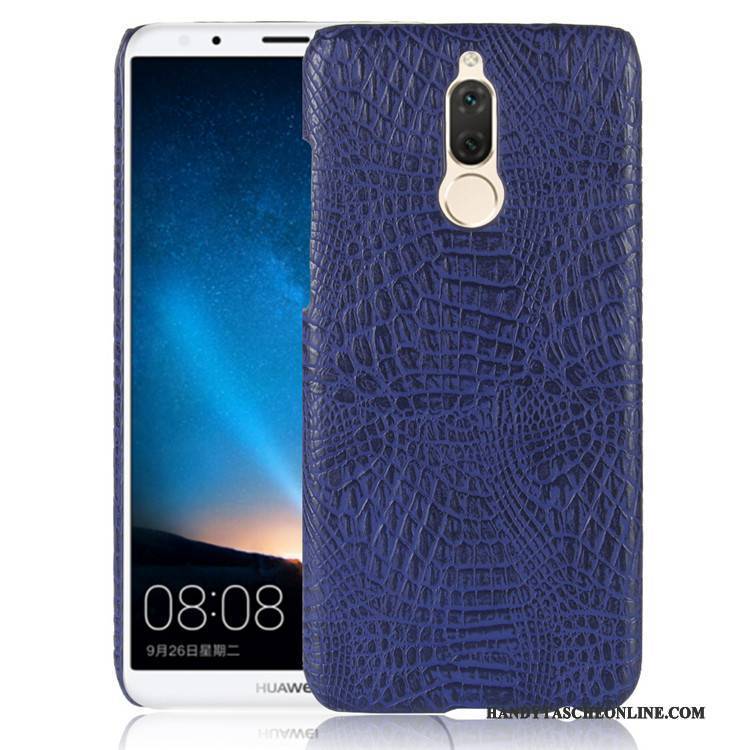 Hülle Huawei Mate 10 Lite Leder Anti-sturz Orange, Case Huawei Mate 10 Lite Retro Schwer Muster