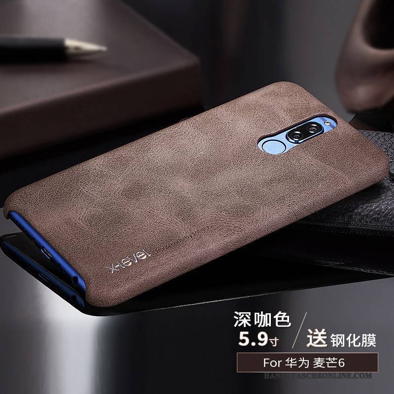 Hülle Huawei Mate 10 Lite Lederhülle Lichtfarbe Handyhüllen, Case Huawei Mate 10 Lite Weiche Schlank Anti-sturz