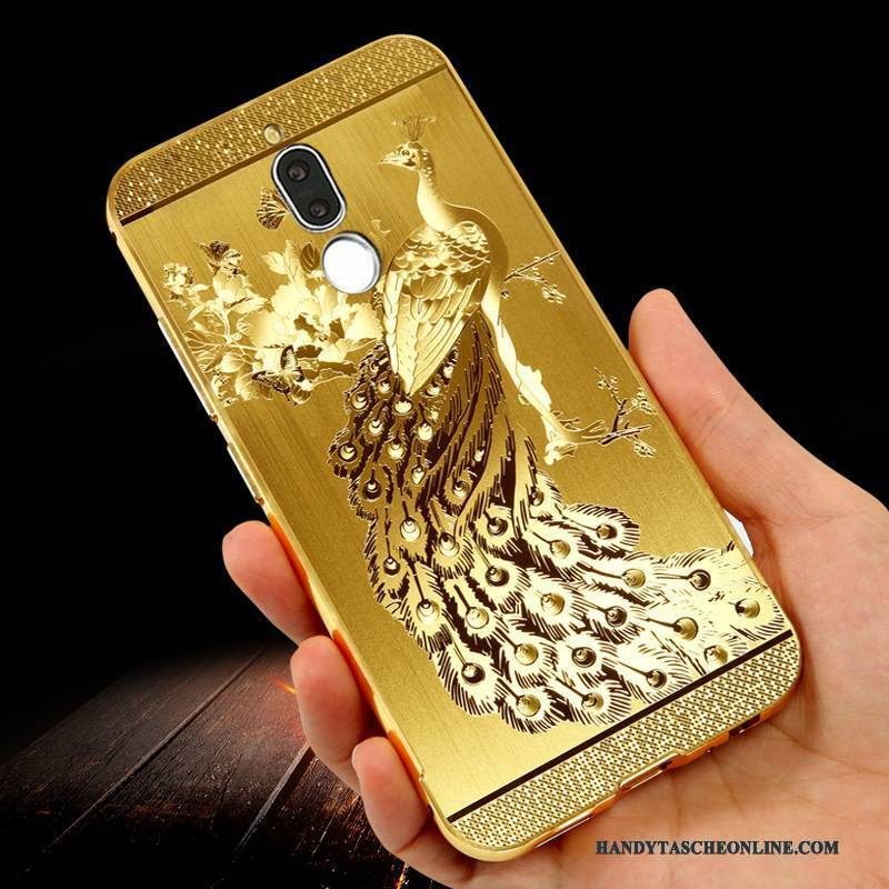 Hülle Huawei Mate 10 Lite Schutz Anti-sturz Grenze, Case Huawei Mate 10 Lite Taschen Gold Schwer