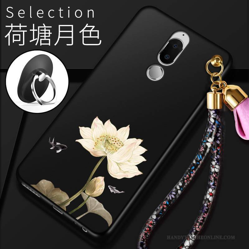 Hülle Huawei Mate 10 Lite Schutz Nubuck Anti-sturz, Case Huawei Mate 10 Lite Weiche Trend Neu