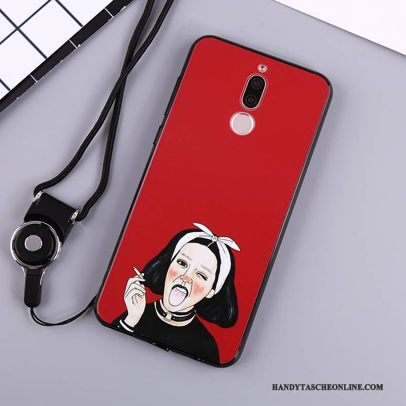 Hülle Huawei Mate 10 Lite Taschen Handyhüllen Rot, Case Huawei Mate 10 Lite Anti-sturz