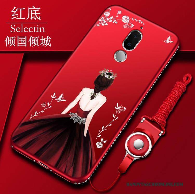 Hülle Huawei Mate 10 Lite Taschen Rot Neu, Case Huawei Mate 10 Lite Weiche Anti-sturz Trend
