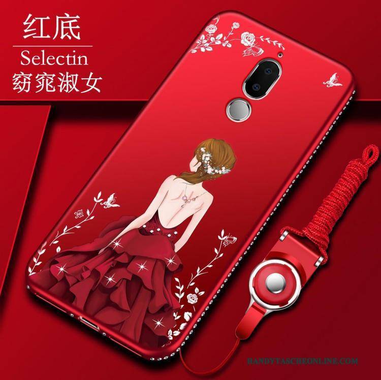 Hülle Huawei Mate 10 Lite Taschen Rot Neu, Case Huawei Mate 10 Lite Weiche Anti-sturz Trend