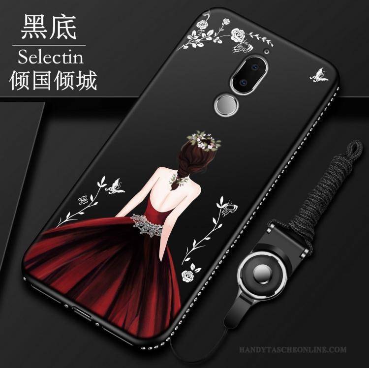 Hülle Huawei Mate 10 Lite Taschen Rot Neu, Case Huawei Mate 10 Lite Weiche Anti-sturz Trend