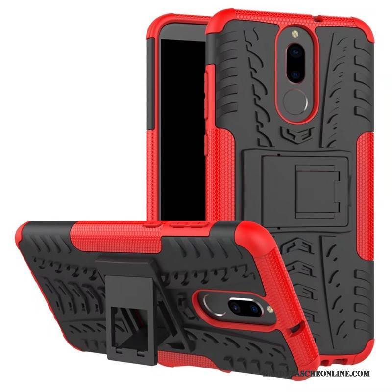 Hülle Huawei Mate 10 Lite Taschen Schwer Anti-sturz, Case Huawei Mate 10 Lite Halterung Orange