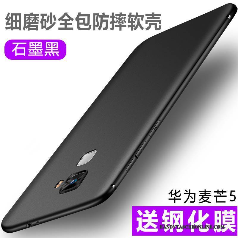 Hülle Huawei Mate 10 Lite Weiche Handyhüllen Anti-sturz, Case Huawei Mate 10 Lite Silikon Schwarz Schlank