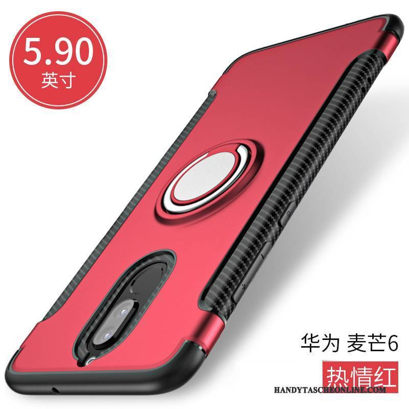 Hülle Huawei Mate 10 Lite Weiche Ring Handyhüllen, Case Huawei Mate 10 Lite Schutz Dunkelblau Anti-sturz