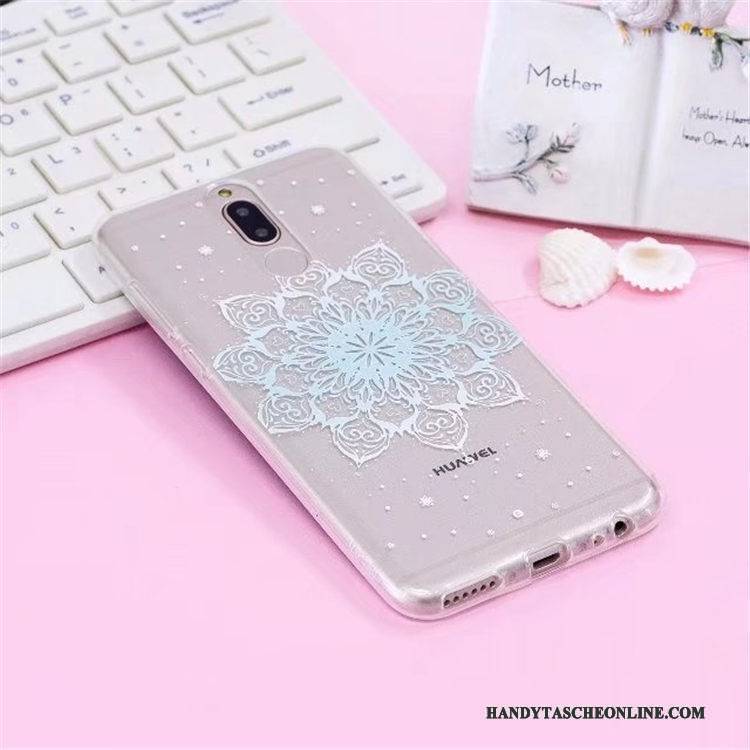 Hülle Huawei Mate 10 Lite Weiche Rosa Handyhüllen, Case Huawei Mate 10 Lite Gemalt Dünn