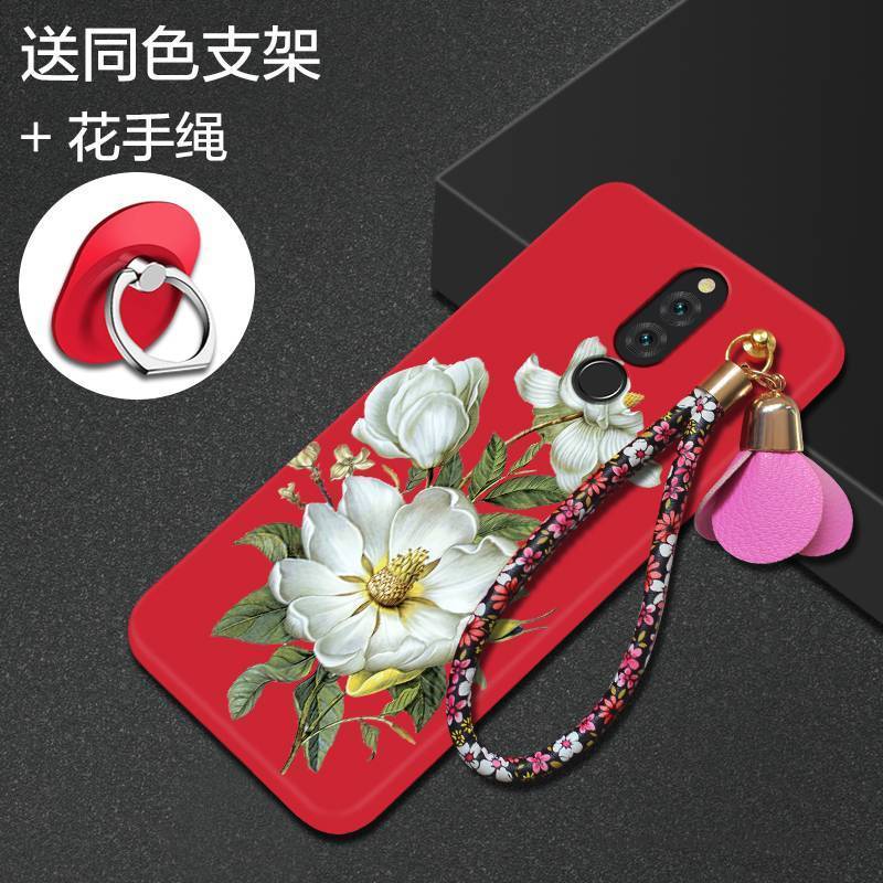 Hülle Huawei Mate 10 Lite Weiche Rot Handyhüllen, Case Huawei Mate 10 Lite Kreativ Anti-sturz