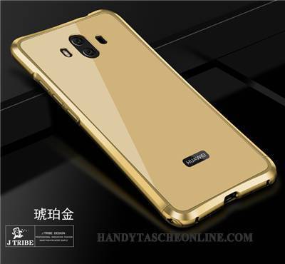 Hülle Huawei Mate 10 Metall Anti-sturz Grenze, Case Huawei Mate 10 Schutz Rot Trend