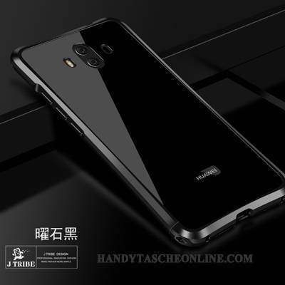 Hülle Huawei Mate 10 Metall Anti-sturz Grenze, Case Huawei Mate 10 Schutz Rot Trend