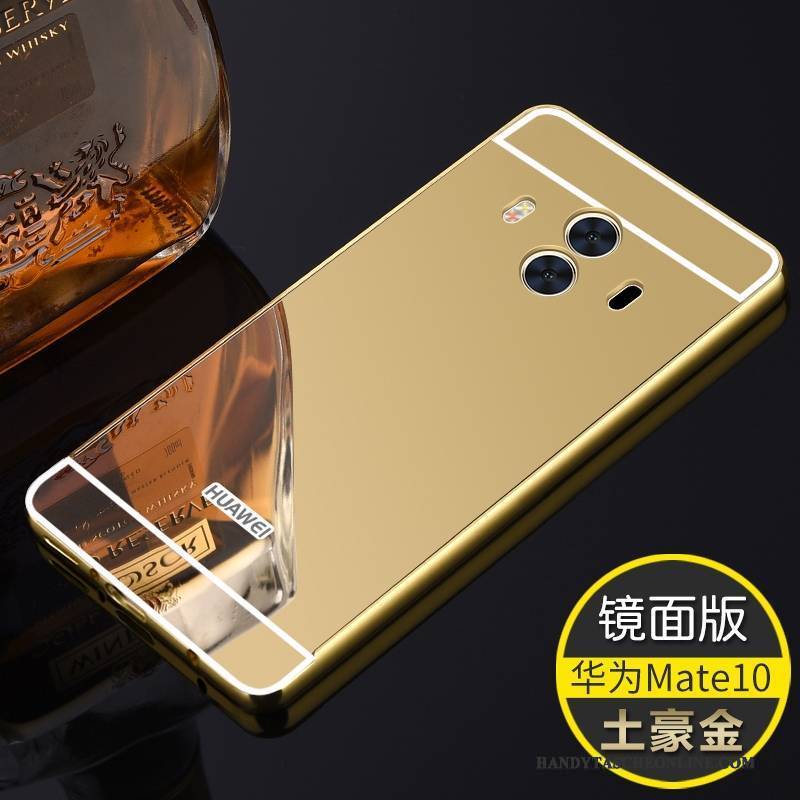 Hülle Huawei Mate 10 Metall Handyhüllen Rosa, Case Huawei Mate 10 Schutz