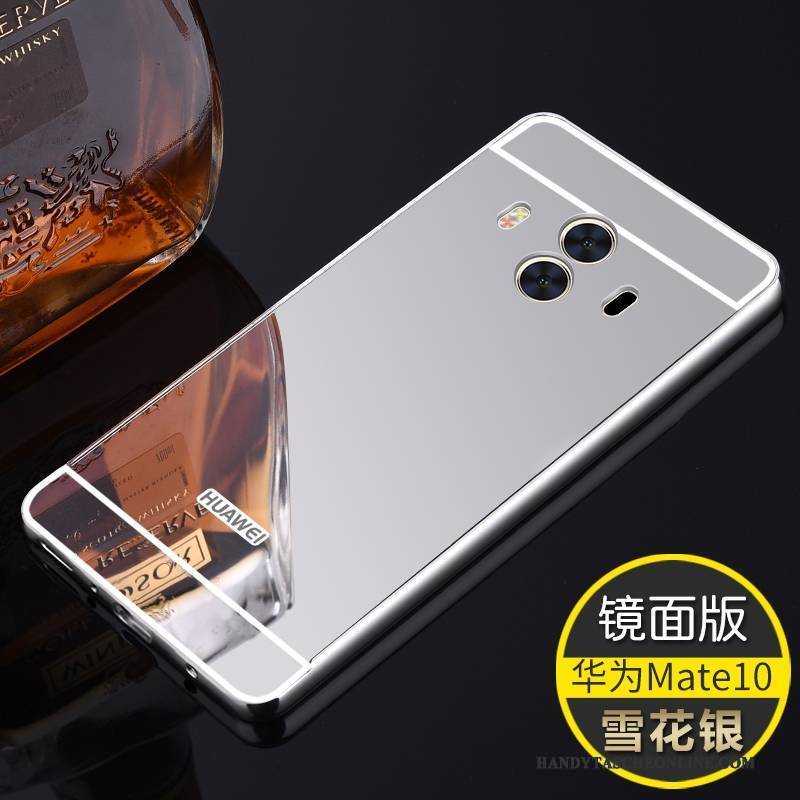 Hülle Huawei Mate 10 Metall Handyhüllen Rosa, Case Huawei Mate 10 Schutz