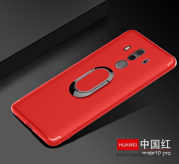 Hülle Huawei Mate 10 Pro Schutz Rosa Handyhüllen, Case Huawei Mate 10 Pro Schlank Ring