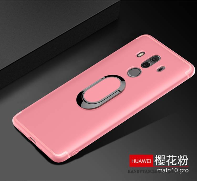 Hülle Huawei Mate 10 Pro Schutz Rosa Handyhüllen, Case Huawei Mate 10 Pro Schlank Ring