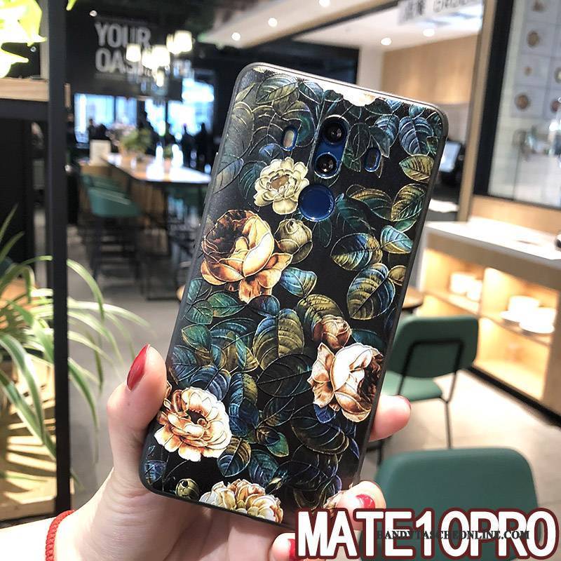 Hülle Huawei Mate 10 Pro Taschen Handyhüllen Gelb, Case Huawei Mate 10 Pro Schutz Anti-sturz Neu