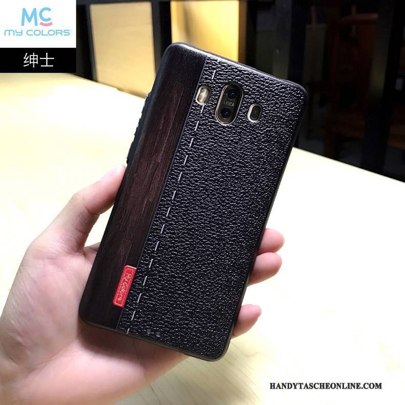Hülle Huawei Mate 10 Prägung Handyhüllen Grau, Case Huawei Mate 10 Schutz Anti-sturz Trend
