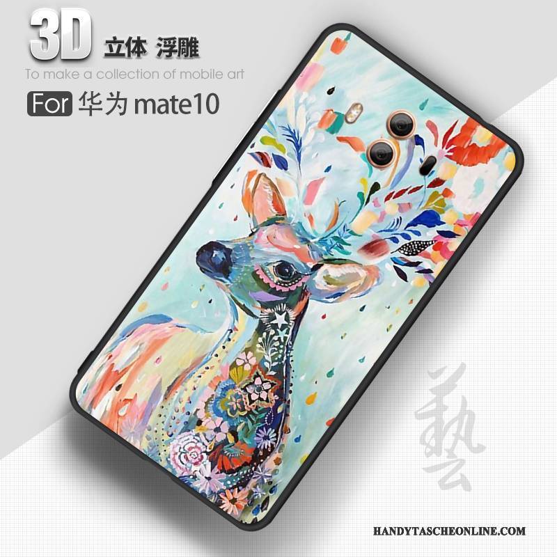 Hülle Huawei Mate 10 Prägung Persönlichkeit Trendmarke, Case Huawei Mate 10 Weiche Handyhüllen