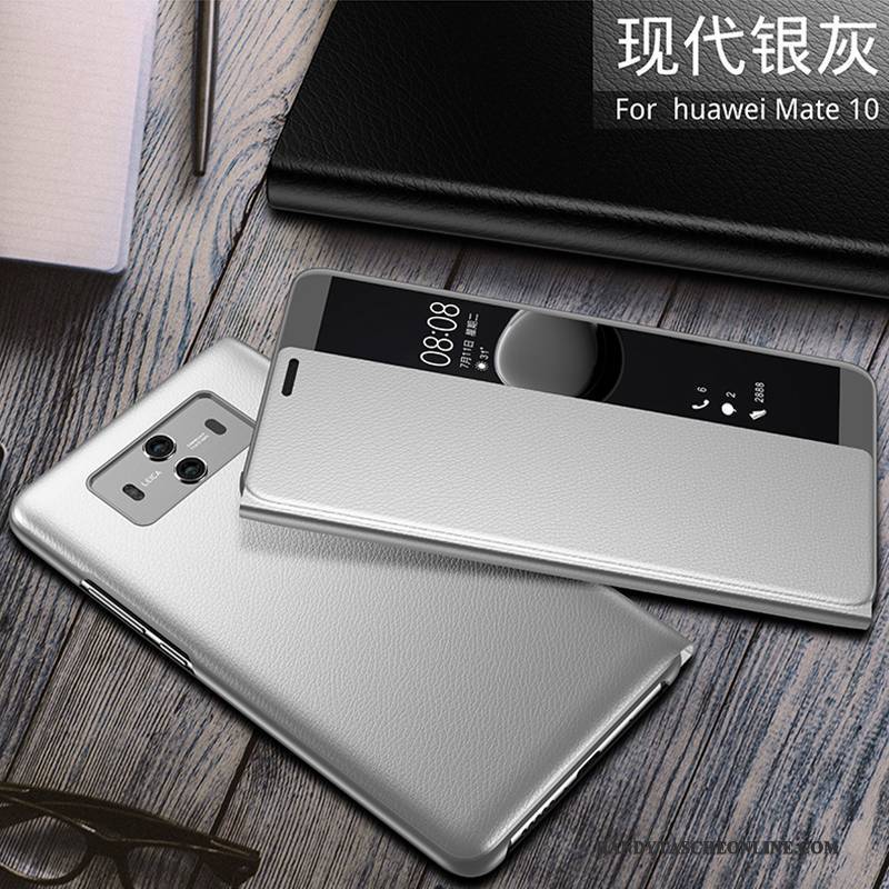 Hülle Huawei Mate 10 Schutz Anti-sturz Handyhüllen, Case Huawei Mate 10 Folio Rosegold