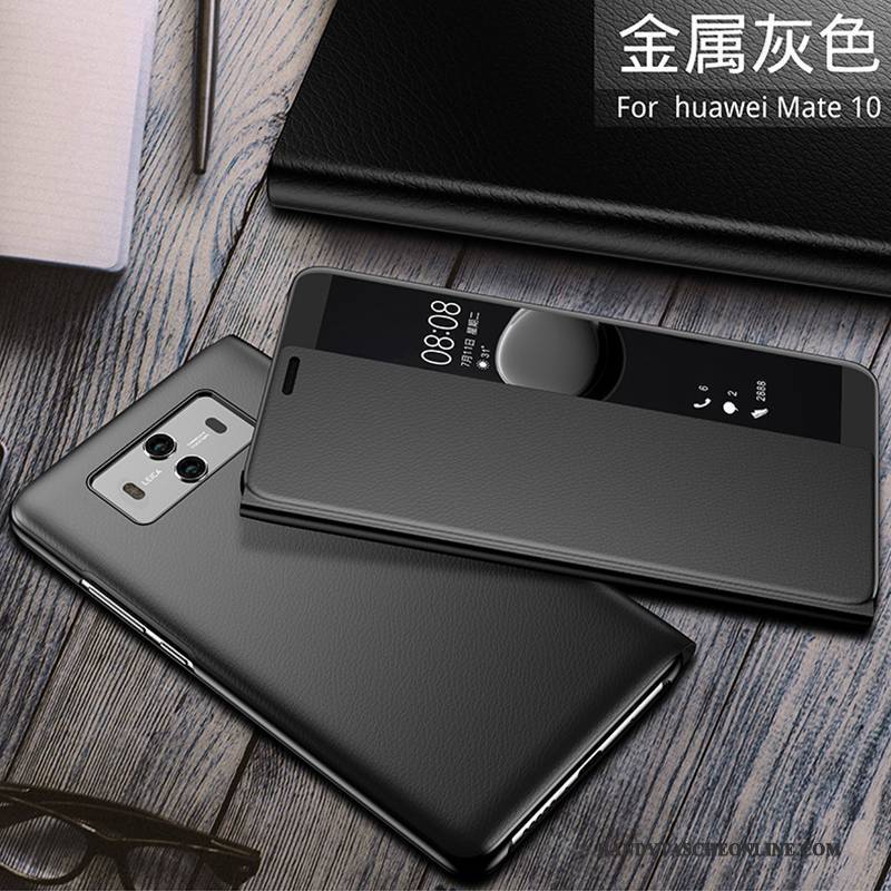 Hülle Huawei Mate 10 Schutz Anti-sturz Handyhüllen, Case Huawei Mate 10 Folio Rosegold